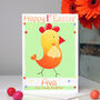 Personalised Chicken First Easter Card, thumbnail 1 of 6