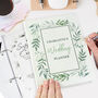 Personalised Leaf Wedding Planner, thumbnail 1 of 12