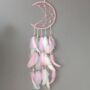 Pink Pastel Moon Dream Catcher Gift For Girls, thumbnail 1 of 4