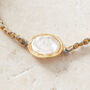 Pearl Silver Gold Plated Friendship Bracelet, thumbnail 8 of 10