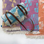Cotton Beach Towel Shawl And Carrier Strap, Birthday Gift For Her, thumbnail 2 of 12