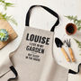 Personalised Linen Gardening Apron, thumbnail 1 of 1
