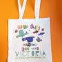 Personalised Time Flies With A Fun Teacher Bag, thumbnail 9 of 9
