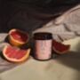 Grapefruit And Bergamot Soy Wax Candle, thumbnail 1 of 2