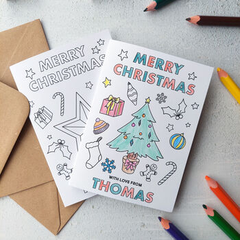 Children's Colour In Christmas Cards And Diy Decoration, 2 of 7