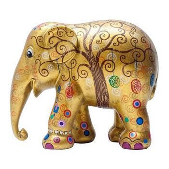 'Tree Of Life' Hand Painted Limited 15cm Elephant, 4 of 8