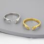 Sterling Silver Hand Ring, thumbnail 2 of 12