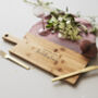 Christmas Personalised Wooden Chopping Board, thumbnail 3 of 10