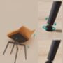 Dining Chair Velvet Armchair With Armrests, thumbnail 8 of 9