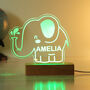 Personalised Elephant LED Night Light, thumbnail 6 of 11