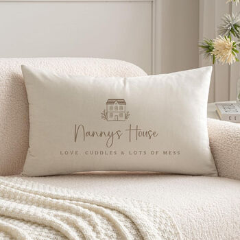 Personalised Velvet Grandparents Cushion, 3 of 5