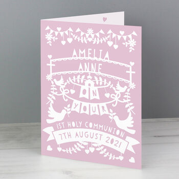 Personalised Papercut Style Card, 3 of 10