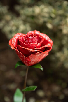 Recycled Metal Birth Flower Metal Sculpture, 12 of 12