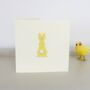 Happy Easter 3D Bunny Card, thumbnail 4 of 6