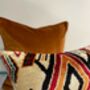 Multi Colour Tribal Velvet Cushion, thumbnail 2 of 4