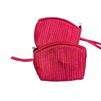 Fair Trade Quilted Silk Purse, Nepali Silk Pouch, Ethically Handmade In Kathmandu, 2 of 6