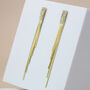 Sparkly Waterfall Chain Drop Stud Earrings For Party, thumbnail 1 of 5