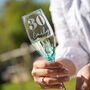 Personalised Age And Name Terrazzo Champagne Flute, thumbnail 2 of 7