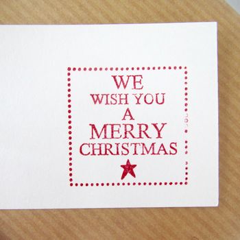 Set Of Five Small Merry Christmas Gift Tags, 2 of 3