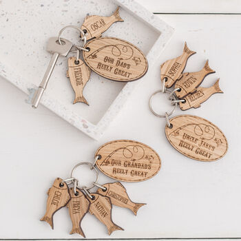 Reely Great Fishing Keyring And Charm Set, 2 of 2