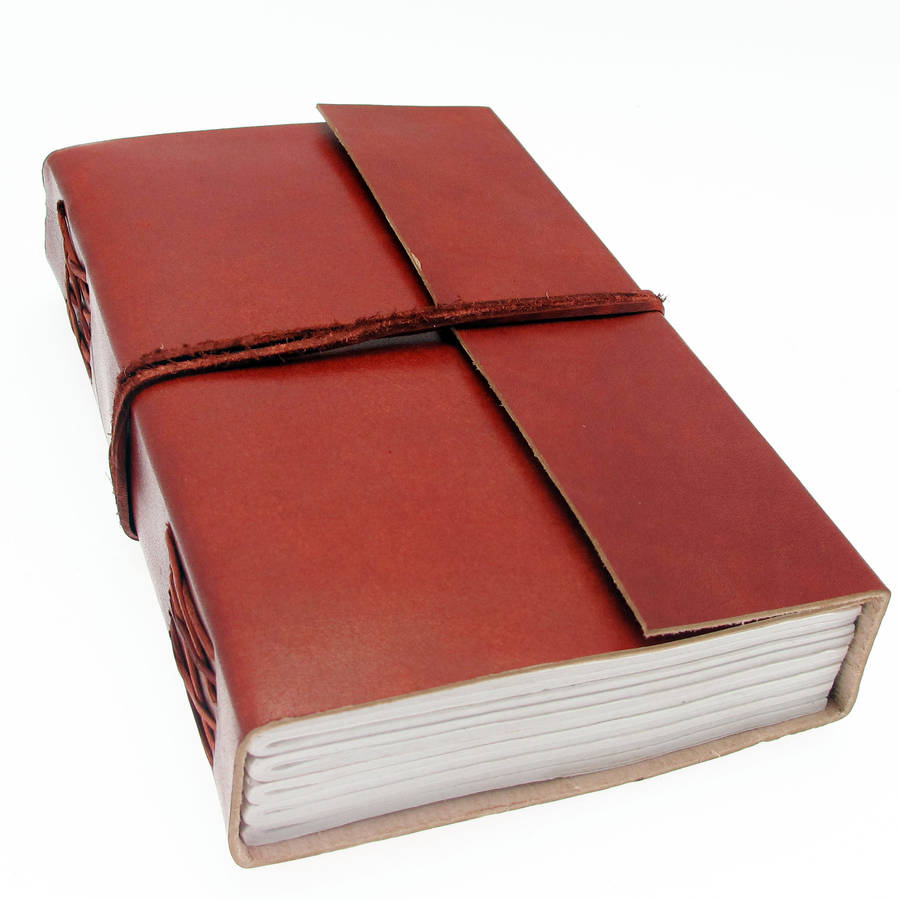Personalised Handmade Larger Leather Journals By Paper High