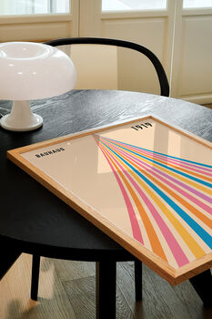 Striped Bauhaus Print, 4 of 4