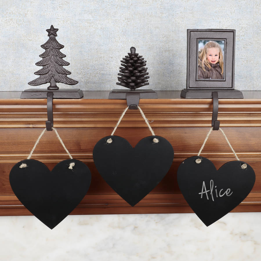 cast iron christmas stocking holders by dibor