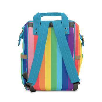 Rainbow Chunk Nappy Backpack Bag, 5 of 8