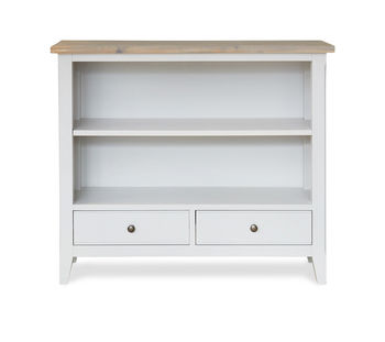 Ridley Grey Low Bookcase, 3 of 5
