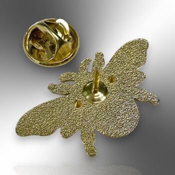 Enamel Bee Pin Badge, Bee Brooch, Birthday, Christmas Gift For Bee Lovers, 6 of 8