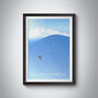 Go Splitboarding Travel Poster Art Print, thumbnail 1 of 8