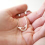 Heart Shaped Hands Necklace, thumbnail 1 of 6