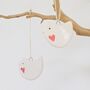 Ceramic Chick / Robin / Heart Hanging Decoration, thumbnail 5 of 12