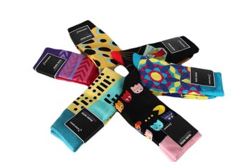 Set Of Six Patterned Socks Gift Box Extreme, 4 of 7