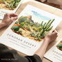 Mexico Travel Print Of The Sonoran Desert, thumbnail 1 of 7