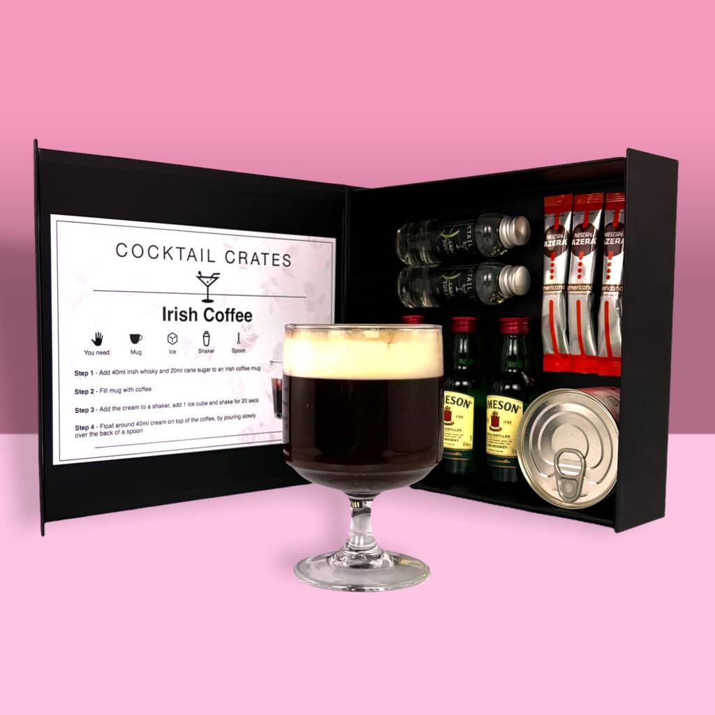 Irish Coffee Cocktail Gift Box, 1 of 5
