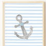 Sail Boat Nautical Nursery Art Print Set, thumbnail 2 of 4
