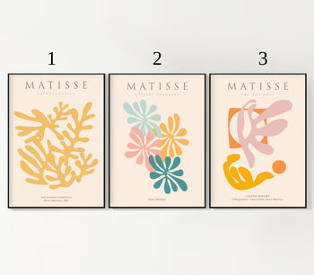 Henri Matisse Set Of Three No.One, 3 of 6