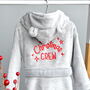 'Christmas CREW' Personalised Dressing Gown, thumbnail 1 of 6