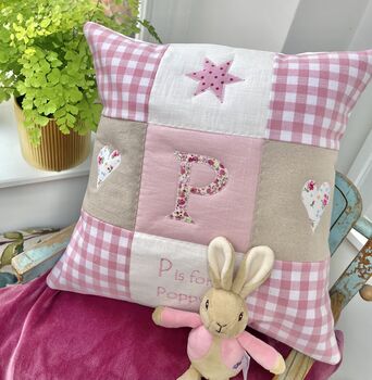 Personalised Alphabet Cushion, 3 of 12