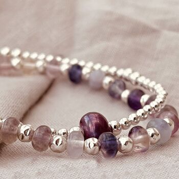 Sterling Silver Fluorite Bracelet, 3 of 6