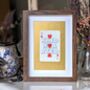 Kind Hearted Playing Card Print, thumbnail 1 of 4