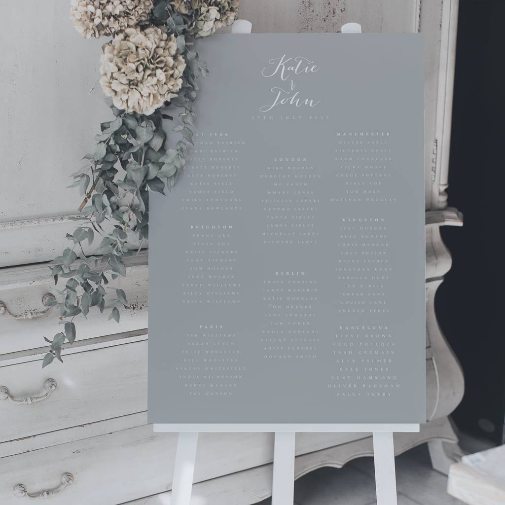 Image of Timeless Table Plan