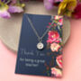 Sterling Silver Dainty Sunflower Bracelet, thumbnail 3 of 9
