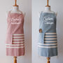 Personalised Cotton Apron, Tea Towels, Anniversary Gift, thumbnail 1 of 12