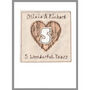 Personalised 5th Wood Wedding Anniversary Card, thumbnail 2 of 6