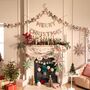 Liberty Print Festive Bow Garland, thumbnail 1 of 6