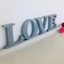 'Love' Wooden Decorative Letters ~ Large, thumbnail 1 of 5