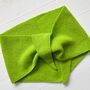 Lambswool Knitted Neckerchief, thumbnail 5 of 12
