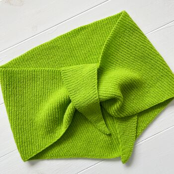 Lambswool Knitted Neckerchief, 5 of 12